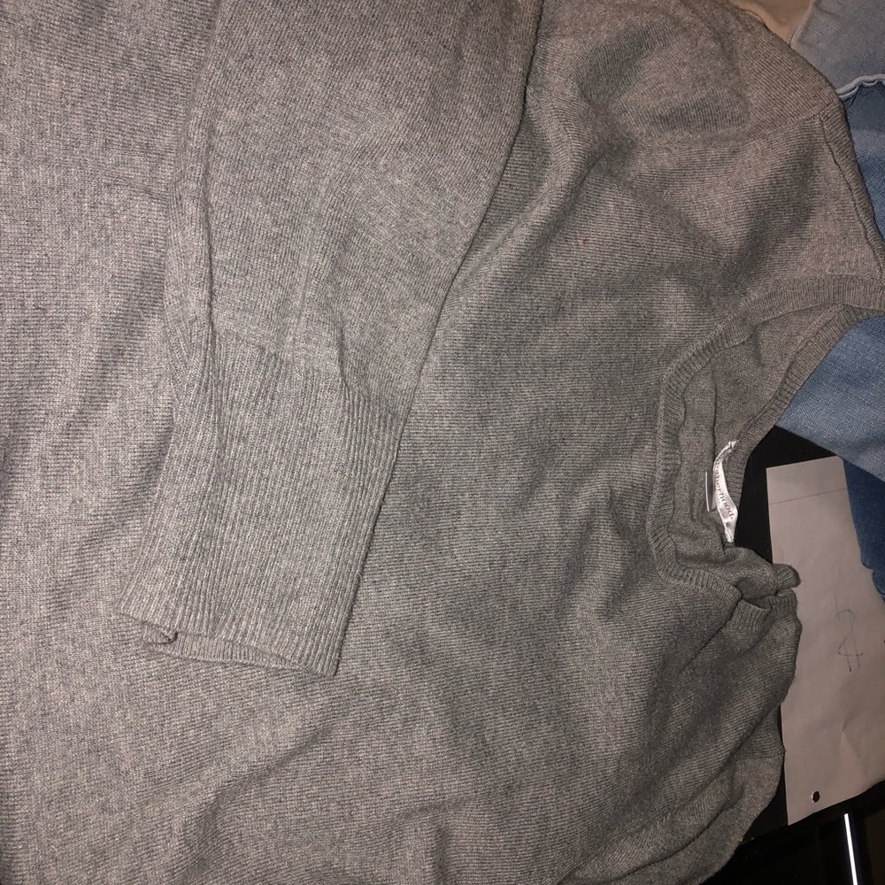 Maternity lightweight grey sweater
